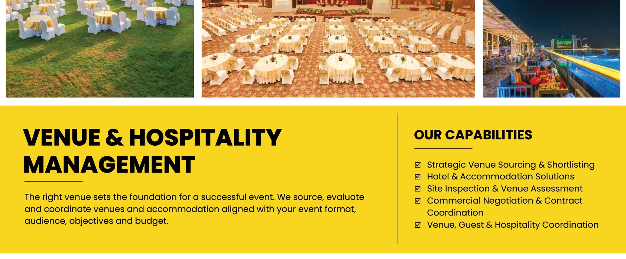 Venue & Hospitality Management